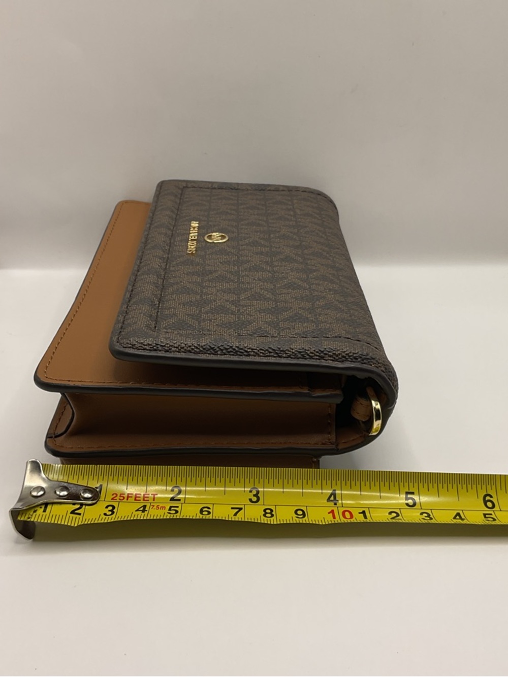 Michael Kors Jet Set Small Crossbody Bag Brown, Light Brown & Dark Brown - Picture 11 of 12